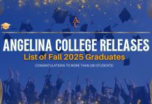 Angelina College Releases List of Fall 2025 Graduates