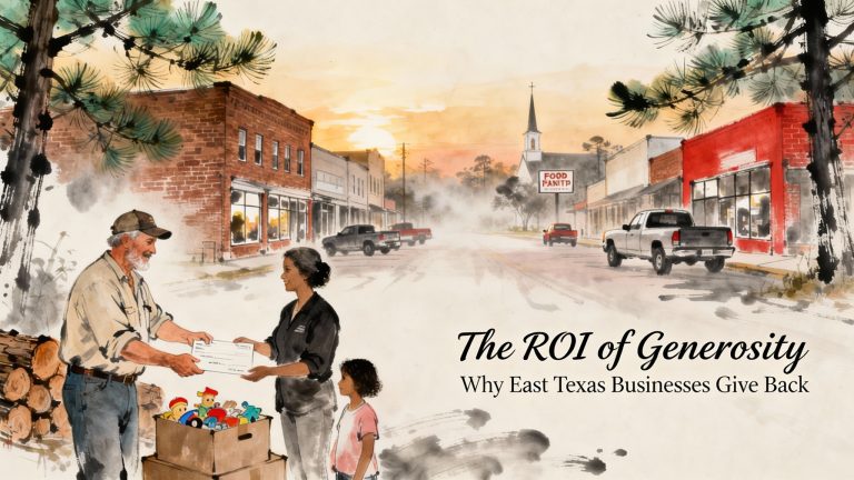 The ROI of Generosity: Why East Texas Businesses Give Back