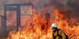 Dry Conditions and Increased Vegetation Set Stage for Higher Wildfire Risk in Texas Firefighters battle parts of the reignited Smokehouse Creek fire outside of Miami, Texas on Saturday, Mar 02, 2024. (Sam Craft/Texas A&M AgriLife Marketing and Communications)
