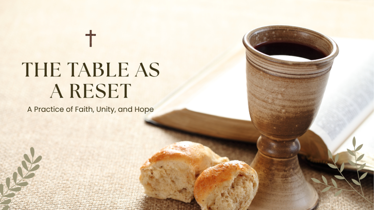 The Table as a Reset: Leading Through the Sacred