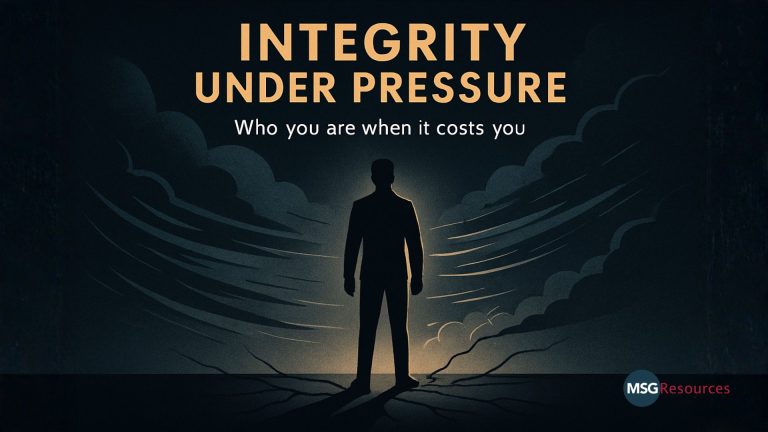 Integrity Under Pressure: Who You Are When It Costs You