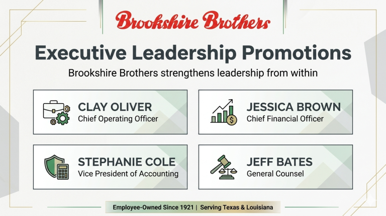 Brookshire Brothers Announces Executive Leadership Promotions