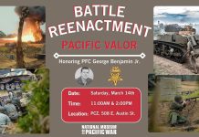 Live WWII Battle Reenactment at the National Museum of the Pacific War