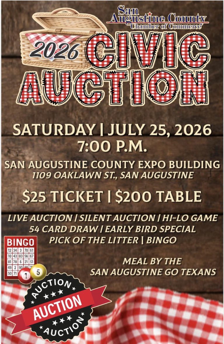 2026 Civic Auction (San Augustine County)