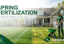 Spring Fertilization in East Texas: Why a Lighter Touch Often Produces Better Lawns