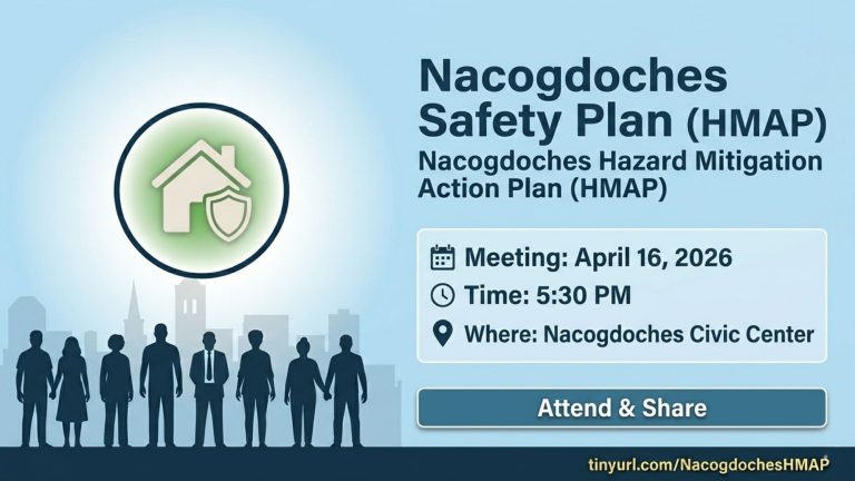 City of Nacogdoches and Nacogdoches County Set to Host Public Meetings to Discuss Hazard Mitigation Action Plan  