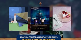 Angelina College Graphic Arts Students Displaying Works