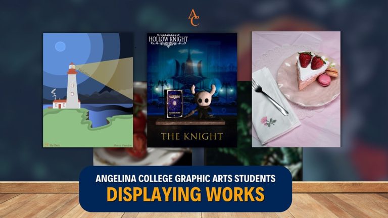 Angelina College Graphic Arts Students Displaying Works