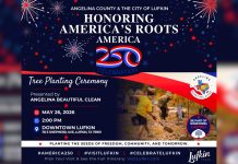 Honoring America’s Roots: Tree Planting Ceremony Set for Tuesday, May 26 in Downtown Lufkin