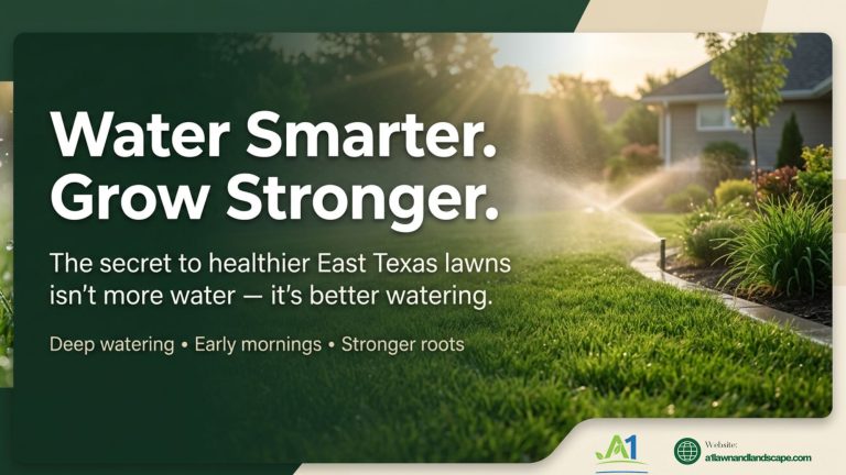 Smart Watering: How Much Water Your East Texas Lawn Actually Needs