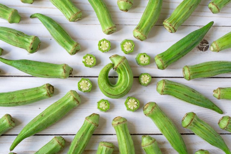 Okra is Our garden Staple in The Hot, Dry Summer Season