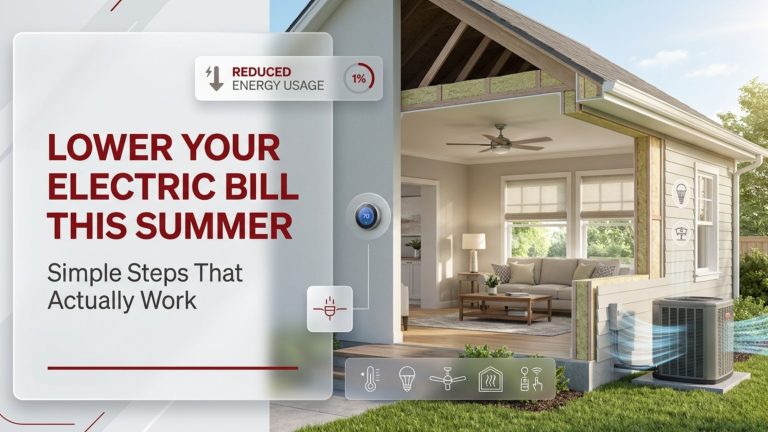 Practical Ways to Lower Your Electric Bill This Summer
