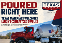 Poured Right Here: Texas Materials Welcomes Lufkin’s Contractor’s Supplies