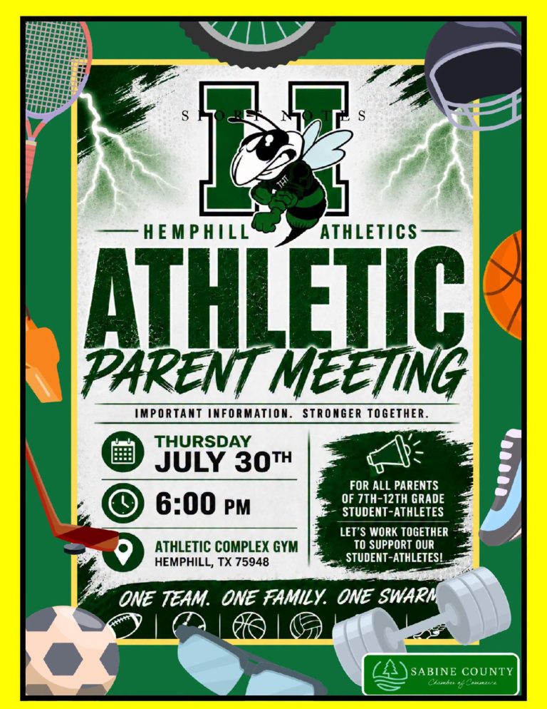 Athletic Parent Meeting (Sabine County)