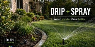 Drip vs. Spray: The Science of Efficient Watering for Your East Texas Landscape