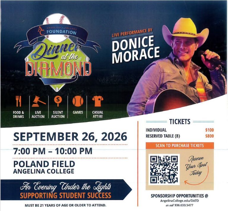 Dinner at the Diamond (Angelina County)