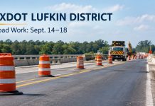 Lufkin District Weekly Update: Sept. 14 – Sept. 18