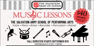 The Salvation Army of Lufkin Launches New School of Performing Arts Music Program for Local Youth