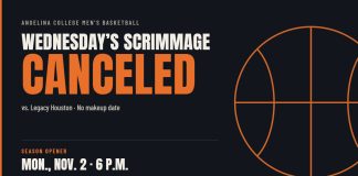 Angelina College Men’s Basketball Opens Nov. 2 After Calling Off A Scrimmage