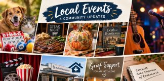 Benefit Bingo, A Pumpkin Night and Two Songwriter Shows Around Crockett
