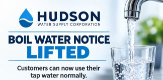 Hudson Water Supply Lifts Boil Water Notice After Main Line Break