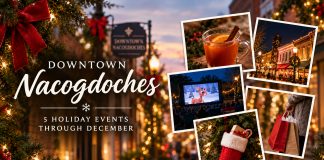 Nacogdoches Main Street Sets Six Holiday Events for Downtown