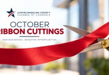 Eight Ribbon Cuttings Fill the Lufkin Chamber’s October Calendar