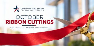 Eight Ribbon Cuttings Fill the Lufkin Chamber’s October Calendar